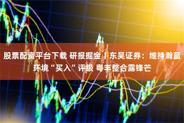 股票配资平台下载 研报掘金丨东吴证券：维持瀚蓝环境“买入”评级 粤丰整合露锋芒